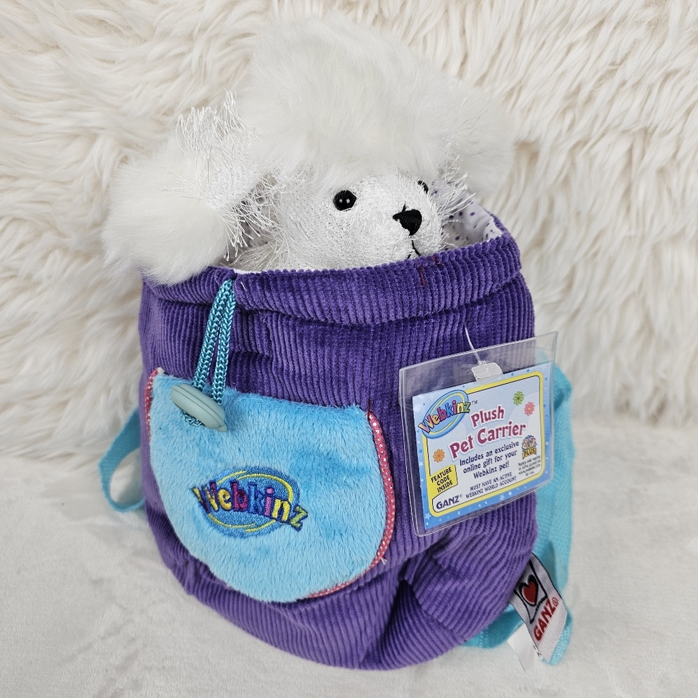 Webkins Pet Carrier with White Poodle